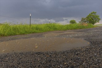 Storm on the Triebenberg near Dresden, Dresden, Saxony, Germany, Europe