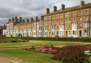 Historic buildings, Wellington Esplanade, Lowestoft, Suffolk, England, UK built 1853 architect J L