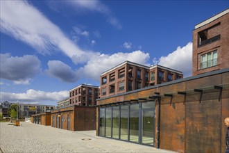 New development area Hafen City, on the site of the old neustädter Elbhafen harbour, Wohnungsbau