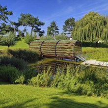 Scented tunnel, a work of art and a beam bridge by Ólafur Elíasson, Autostadt, Volkswagen AG,