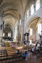 Interior view, Trier Cathedral, UNESCO World Heritage Site, Trier, Rhineland-Palatinate, Germany,