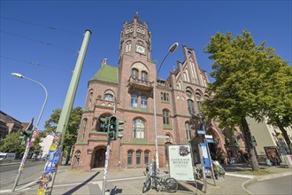 Old Town Hall, House of Culture, Karl-Liebknecht-Straße, Rudolf-Breitscheid-Straße, Babelsberg,