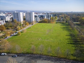 The Cockerwiese (1931-2016 Blüherwiese) is the northern part of the Güntzwiesen and is bordered by