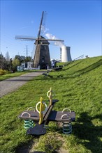 The Doel nuclear power plant on the Scheldt, one of two nuclear power plants in Belgium, consists