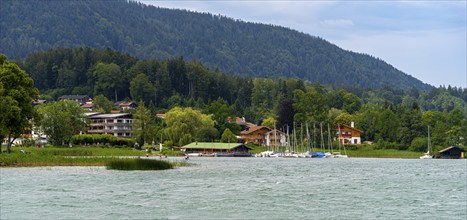 Landscape around Lake Tegernsee, Gmund, Bavaria, Germany, Europe