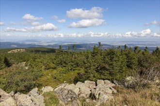 On the summit of the Brocken, Harz Mountains, Saxony-Anhalt, Germany, Europe