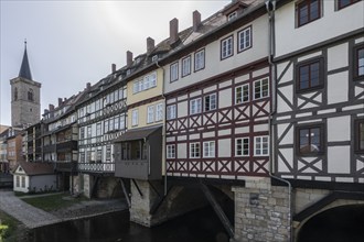 Krämerbrücke, Erfurt, Thuringia, Germany, Europe