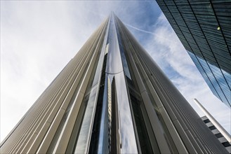 Modern architecture, high-rise buildings, Roche Towers, architects Herzog and de Meuron, Basel,