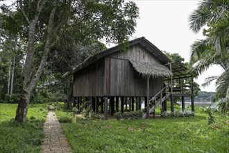 Chalet at Doli Lodge on the Sangha River, Bayanga, Sangha-Mbaéré Prefecture, Central African