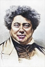 Alexandre Dumas Senior, 1803, 1870, French author known as Pere. From the book The Masterpiece