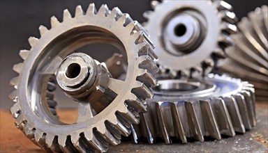 Metal, material, components, gear wheels made of stainless steel