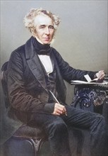 James William Gilbart, 1794-1863, English banker and author on the subject of banking. Painted by