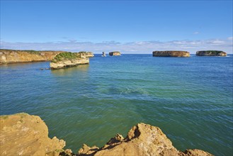 Landscape of the Bay of Islands (Warrnambool) next to the Great Ocean Road in spring, Victoria,