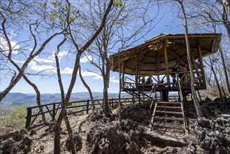 Mirador Nacaome viewing platform, Barra Honda National Park, Costa Rica, Central America