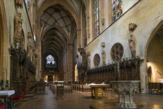 St Martin's Minster, Colmar, Alsace, Bas-Rhin, France, Europe