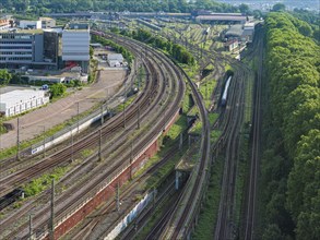 Track apron at Stuttgart main station. Once the Stuttgart 21 project is completed, the new