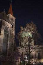 Elisabeth and Jakobskirche, am Abned, Nuremberg, Middle Franconia, Bavaria, Germany, Europe