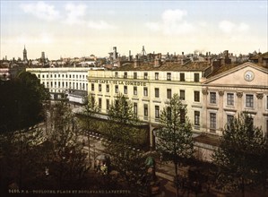 Lafayette Boulevard, Toulouse, France, ca 1890, Historic, digitally restored reproduction from a