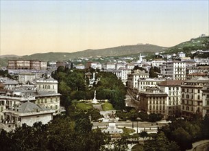 Corvetto Place Acqua Sola, Piazza Corvetto, Acquasola Park, Genoa, Italy, Genoa, Italy, Historical,