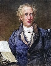 Johann Wolfgang von Goethe, 1749-1832, German writer, Historical, digitally restored reproduction