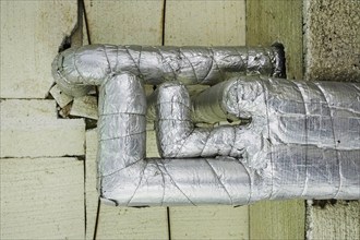 Thermal insulation of pipes, Germany, Europe