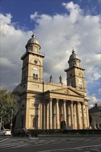 City of Satu Mare, houses, catholic cathedral, Romania, Europe