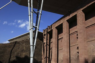 Lalibela, the World Heritage Church, Bete Medhane Alem, House of the World Heritage, Ethiopia,