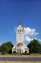 Martin Luther Church, Garden City Marga, Brieske, Brandenburg, Germany, Europe