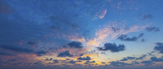 Beautiful dramatic scenic after sunset sky background after sunset