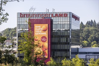 Breuningerland department stores', Sindelfingen. Breuninger, based in Stuttgart, is positioned in