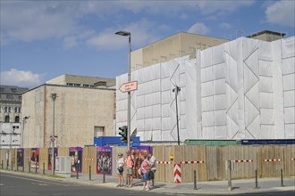 Construction site, Komische Oper, Behrenstraße, Mitte, Berlin, Germany, Europe