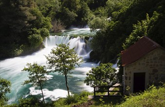 The Croatian Krka National Park consists of a 45-kilometre stretch of the Krka River between Knin