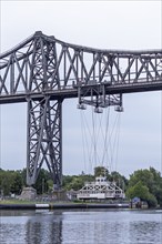 High bridge, transporter bridge, Kiel Canal, Rendsburg, Schleswig-Holstein, Germany, Europe