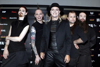 Lord of the Lost at the Metal Hammer Awards 2024 in the Uber Eats Music Hall. Berlin, 31.08.2024