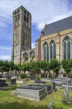 Our-Lady of the Assumption church, Onze Lieve Vrouw-Hemelvaartkerk in the city Damme, West