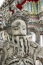 Stone sculpture in Wat Pho temple, Buddhism, religion, world religion, sculpture, sculpture, art,