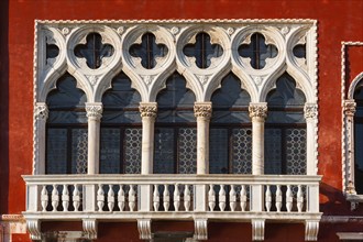 Historic house facade on a building in the old town, city trip, holiday, travel, tourism, lagoon