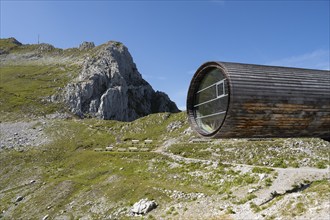 Nature Information Centre Bergwelt Karwendel, museum, telescope, Karwendel Mountains, Mittenwald,