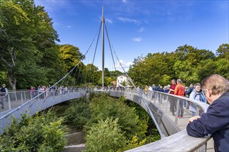 The Königsstuhl Skywalk on the chalk cliffs of Rügen, viewing platform on the famous Königsstuhl