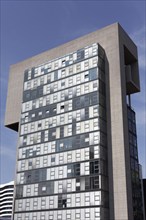 Dock office tower, architect Joe Coenen, Düsseldorf Media Harbour, Düsseldorf, North