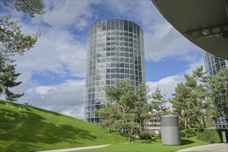 Car towers, Autostadt Volkswagen, Wolfsburg, Lower Saxony, Germany, Europe