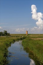 Pilsum Lighthouse, Pilsum, Krummhörn, East Frisia, Lower Saxony, Germany, Europe