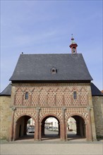 Royal Hall or Carolingian Gate Hall, Lorsch Monastery, Lorsch, Hesse, Germany, Europe