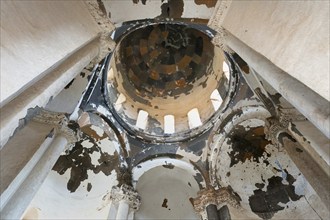 Armenian Church of St Gregory of the Abughamrents, Interior, Ani Archaeological site, Kars, Turkey,