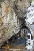 Chapel built in a natural cave with religious icons, Rock Church of Smerna, Church of the