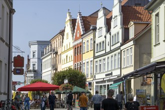 Historic buildings on Greifswald's market square, 12/09/2016