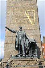 Charles Stewart Parnell monument, O'Connell Street, Dublin city centre, Ireland, Republic of