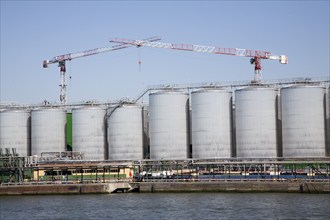 Storage tanks, Port of Rotterdam, Netherlands