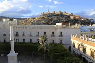 Mirador del Cerro de San Cristobal, Plaza Vieja, Plaza de la Constitucion, City of Almeria,