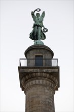 Waterloo Column with Victoria, Victory Column commemorating the Battle of Waterloo, Waterlooplatz,